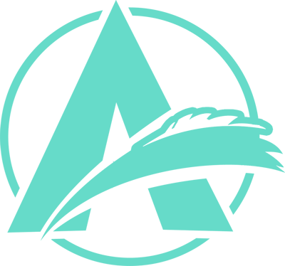 angelo marketing logo turquoise